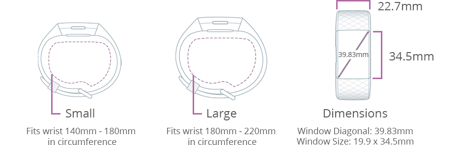sizing wrist band